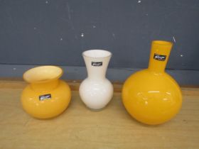 3 Polish Alicja vases
