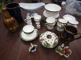 Various china inc Jersey pottery, Minton etc etc