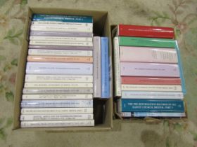 2 Boxes of Bristol Record Society Publications books