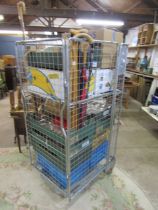 Stillage of glass, china and walking sticks etc. STILLAGE IS NOT INCLUDED- CONTENETS ONLY!!!