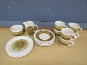 Royal Doulton Parquet tea set for 6