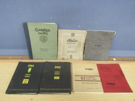 Vintage Leyland, Albion and Gardner engine catalogues and manuals