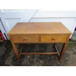 Oak 2 drawer desk