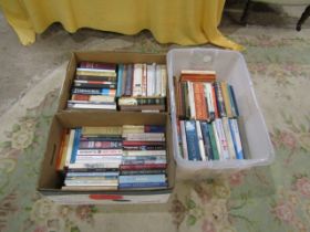 3 Boxes of mixed books