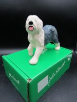 Boxed Beswick Old English sheepdog