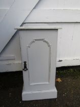 Painted pot cupboard with marble top