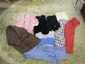 Vintage clothes to include dresses and waistcoats etc