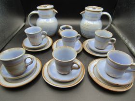 Prinknash teaset some chips as pictured