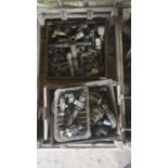 Tray of hydraulic fittings