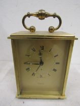 Swiza brass carriage clock