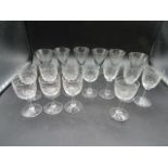Various sherry glasses