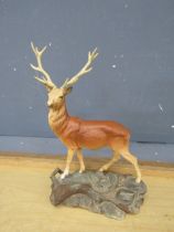 Beswick stag ornament H35cm approx