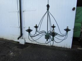 Metal chandelier