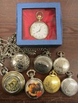 A collection of pocket watches