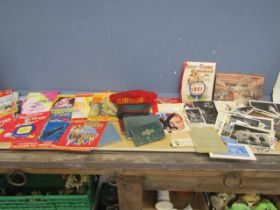 A collection of Circus ephemera from the 1950's inc autograph books back to the 1930s of performers,