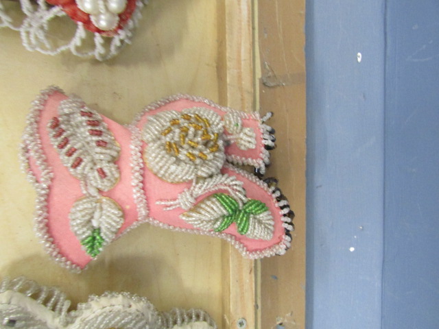 3 Victorian beaded pin cushions - Image 5 of 5