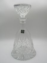A Thomas Webb crystal decanter