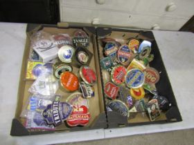 2 Trays of beer pump labels