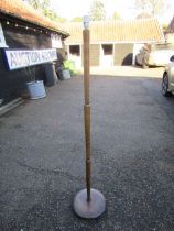 Oak floor lamp (no plug)