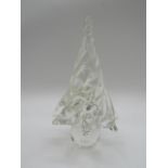 Villeroy & Boch glass Christmas tree 18cmH