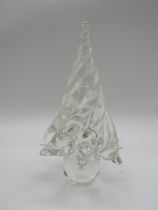 Villeroy & Boch glass Christmas tree 18cmH