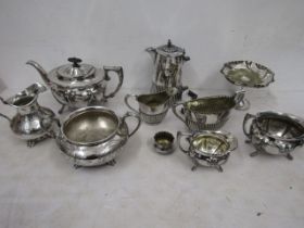 Silver plate coffee/tea sets