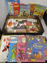 Disney annuals, records, pictures etc