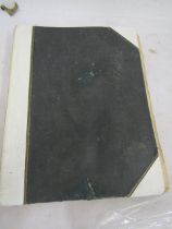 Edwardian/Victorian scrap book of prints and engravings