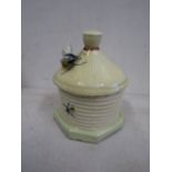 Crown Devon ceramic honey pot