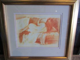 John Stevens (Norfolk artist) watercolour of a nude40x36cm