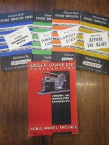 4 Model trains/engines booklets