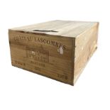 2003 Chateau Lascombes Margaux x12 75cl in wooden case. Have been stored properly.