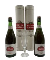 1994 Stella Artois -The Celebration with one glass. 5.2%vol. 75cl bottle numbers 2872 and 834