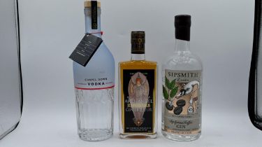 Mixed lot to include Archangel Rhubarb Gin Liqueur 35cl, Sipsmith Sipspresso Coffee Gin 70cl and