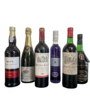 6 bottles to include: 1 bt of 2010 prestige Bordeaux, Calvet 1 bt of 1979 Chateau La Tour de Mons,
