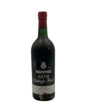 1970 Martinez Vintage Port Bottled by Gilbey Vintners LTD. and bottled by Martinez Gassiot & Co. (