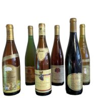 6 bottles to include: 1 bt of 1992 Wallertheimer Vogelsand Beereneauslese, Niederthaler  1 bt of