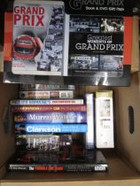 Books and DVDs relating to cars/racing- topGear etc