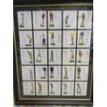 John Players golf cigarette card display 1939 44x54cm with authenticity