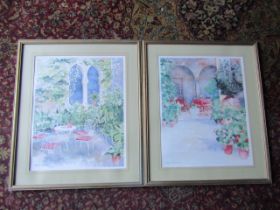 Pair of framed prints 58cm x 68cm approx and another one, also framed and glazed