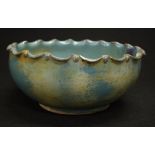 Large Chinese Jun glaze ceramic bowl