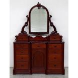 Victorian mahogany dressing table