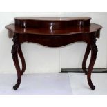 Mahogany side table