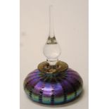 Colin Heaney style art glass perfume bottle