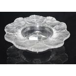 Lalique Honfleur geranium leaf dish