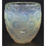 Rene Lalique "Paquerettes" opalescent glass vase