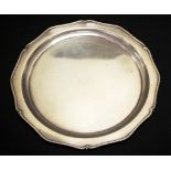 Sterling silver round tray