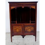 Antique Sheraton Revival corner cabinet