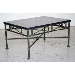 Marble top coffee table