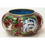 Eastern cloisonne bowl